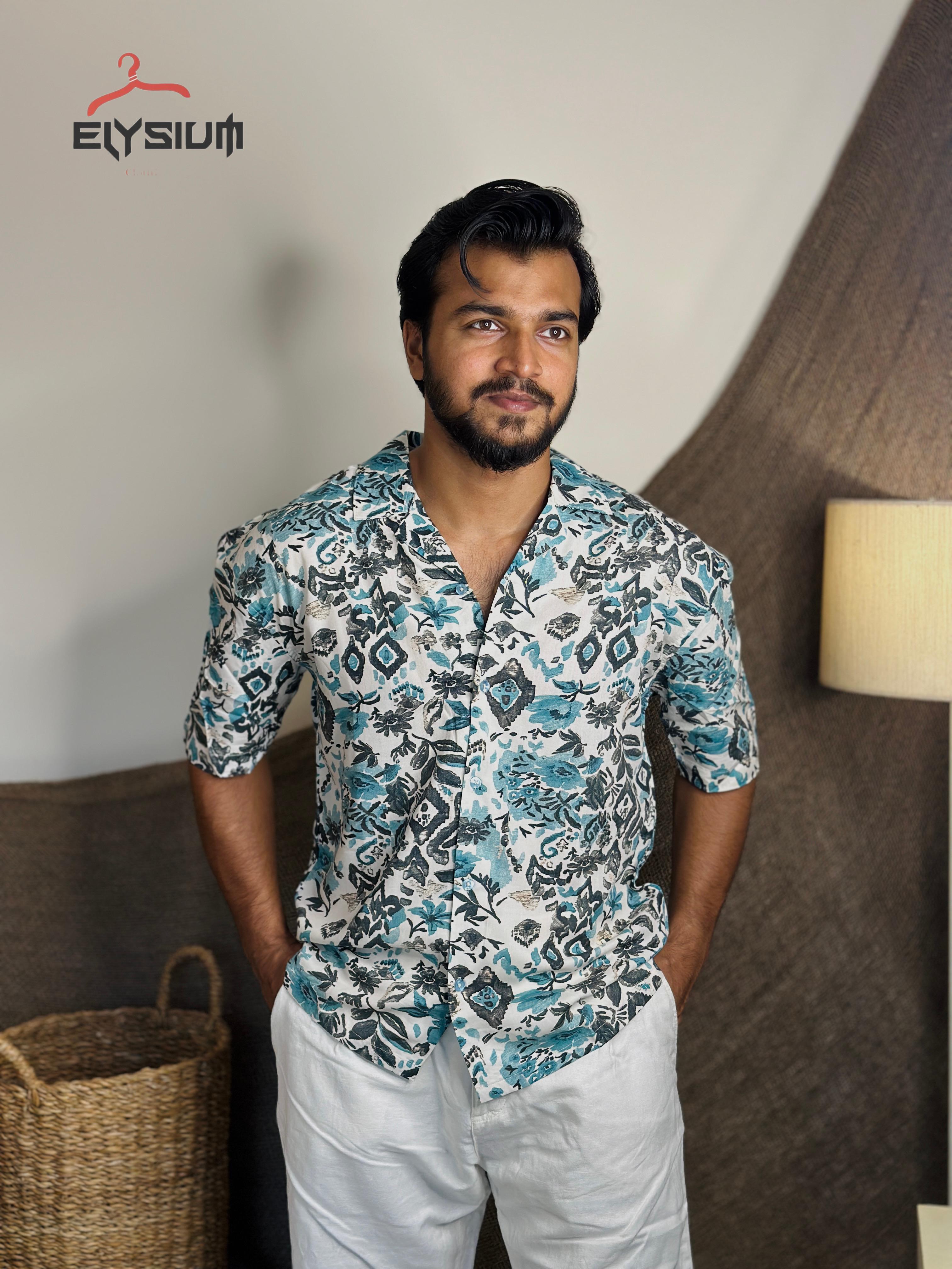 Mens Hawaiian  Shirt